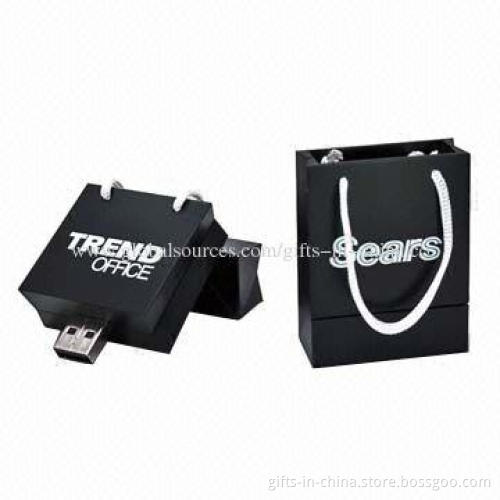 1-64GB Promotional Shopping Bag USB Flash Drives